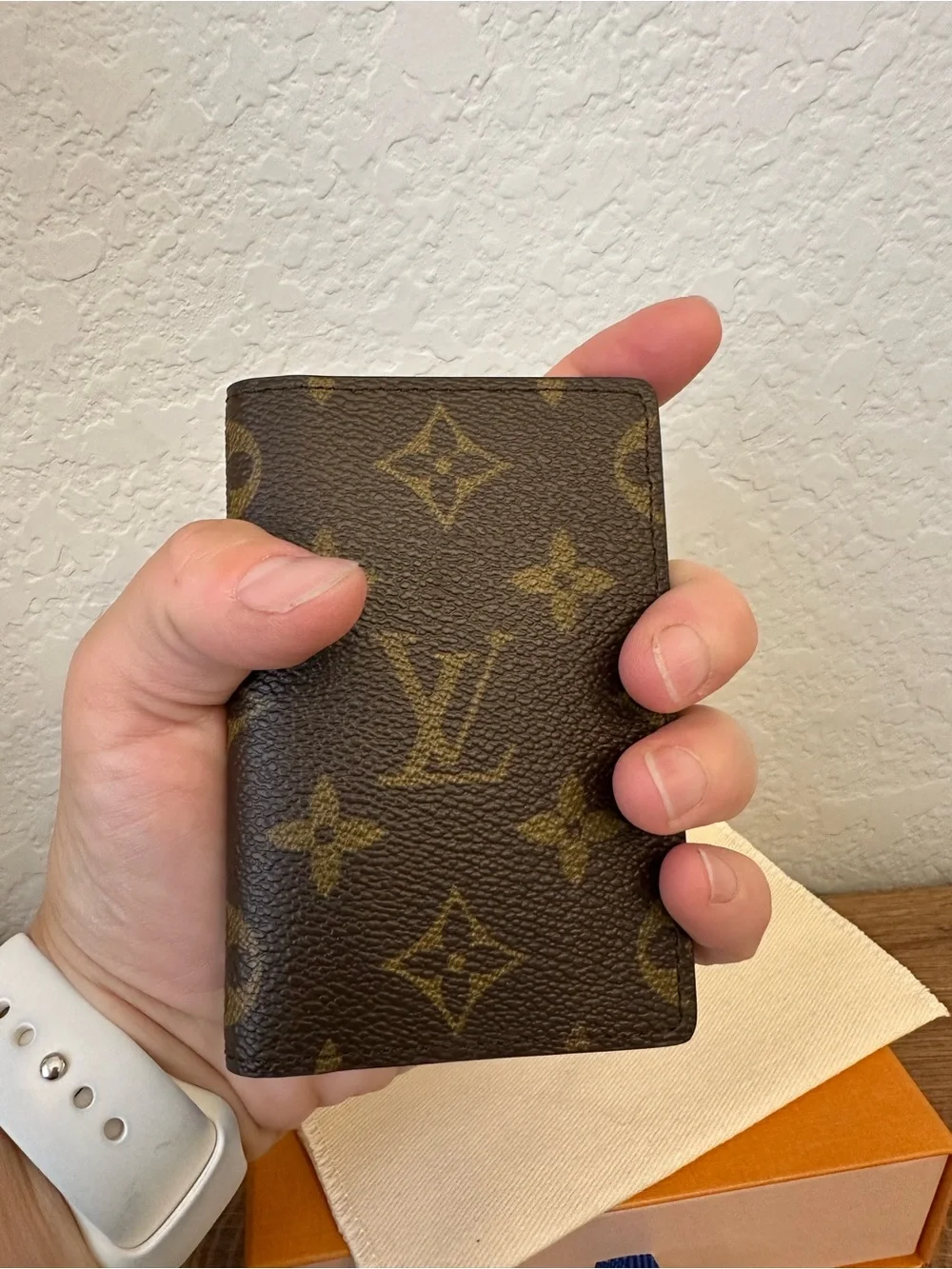 Louis Vuitton Monogram Pocket Organizer Card Holder Cash